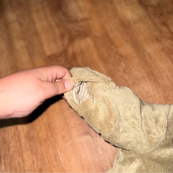 Little Wonders Unisex Baby Brown Bear Bunting Zip-up Hooded Soft Snowsuit NWT - Picture 6 of 15